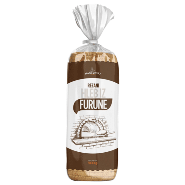 Hleb iz furune rezani NAŠE ZRNO 500g