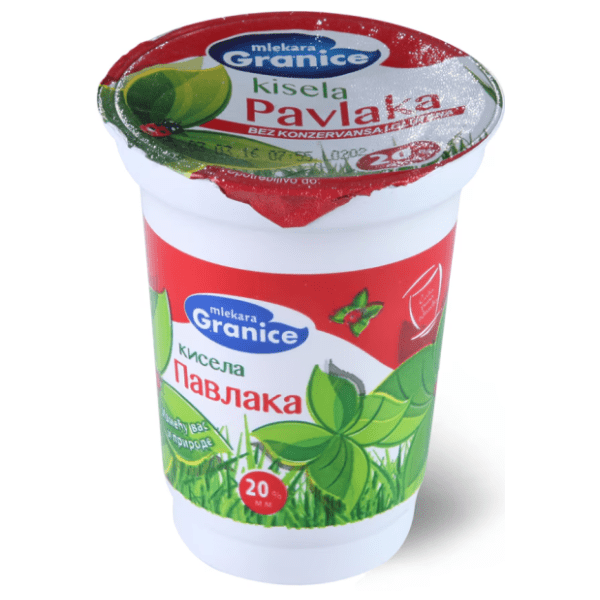 Kisela pavlaka GRANICE 20%mm 180g