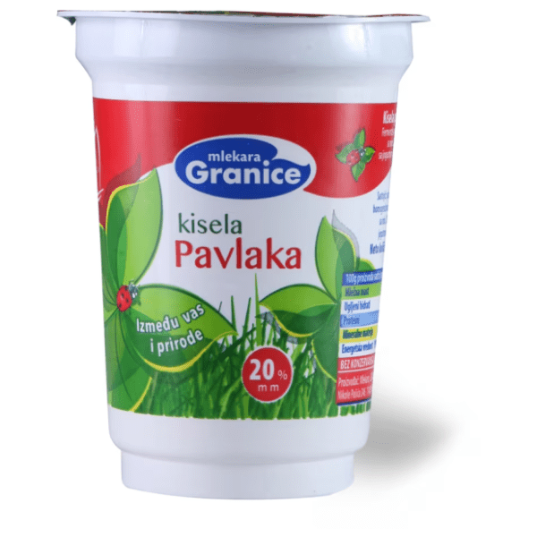 Kisela pavlaka GRANICE 20%mm 400g