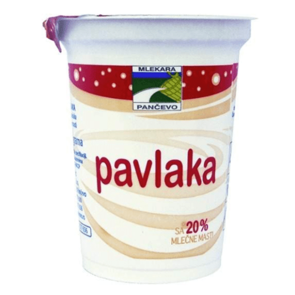 Kisela pavlaka 20%mm MLEKARA PANČEVO 400g