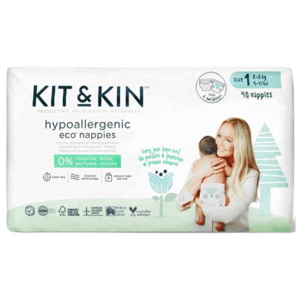 KIT&KIN pelene veličina 1 2-5kg 38kom