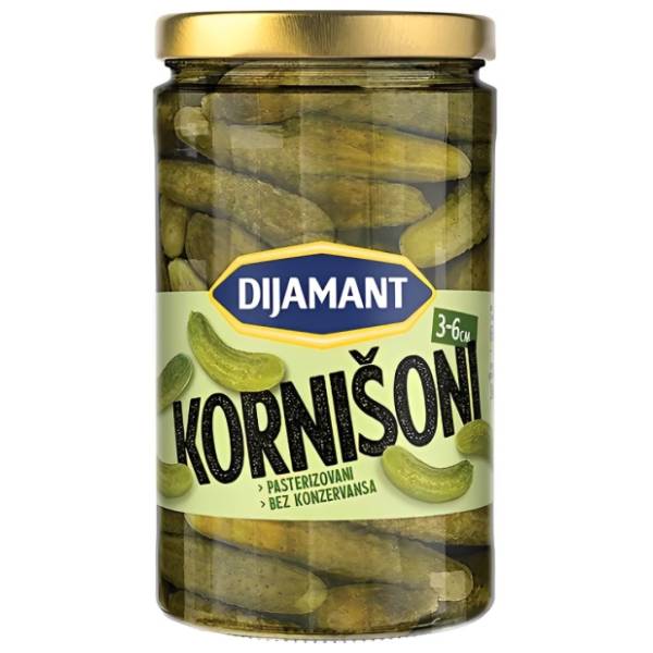 Kornišoni DIJAMANT 3-6cm 670g