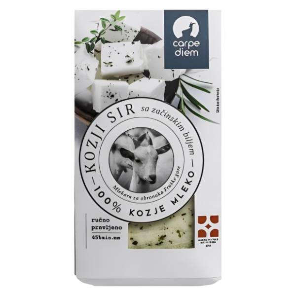 CARPE DIEM koziji sir sa začinskim biljem 200g