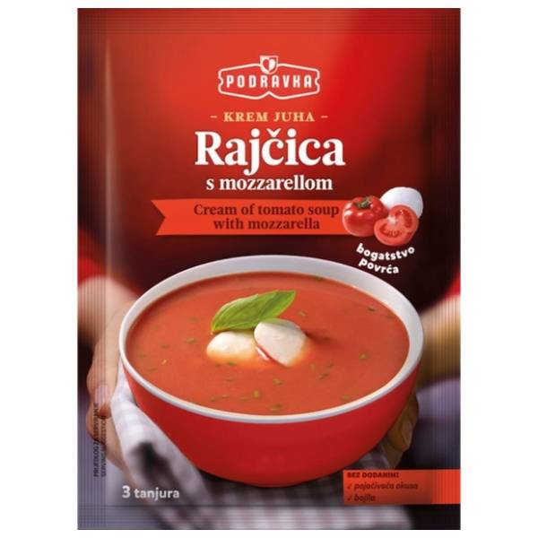 Krem supa PODRAVKA paradajz s mocarelom 80g