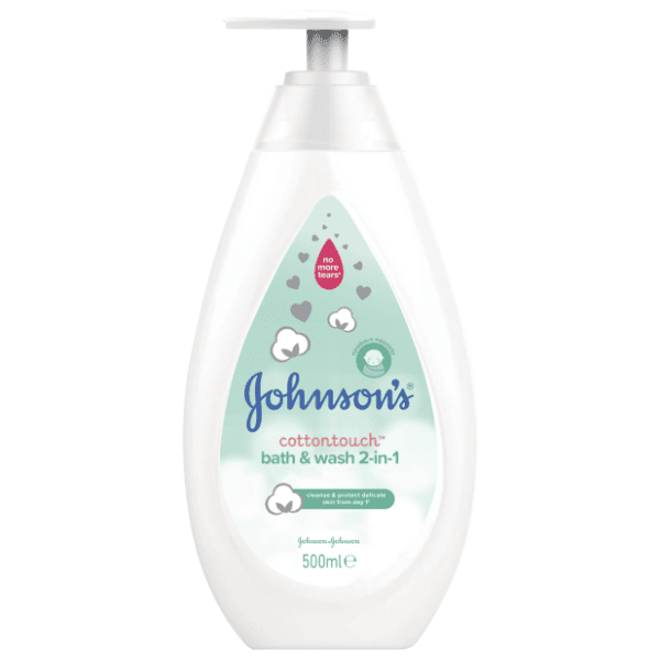 Kupka i šampon JOHNSON'S Baby cottontouch 2u1 500ml