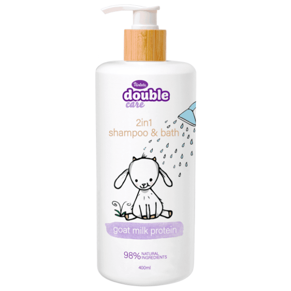 Kupka i šampon VIOLETA baby double care 400ml