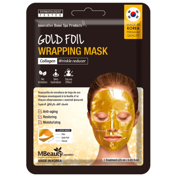 MBEAUTY Gold maska za lice 25ml