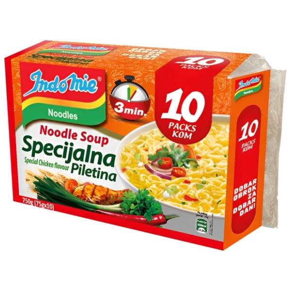 Nudle INDOMIE specijalna piletina 10x75g