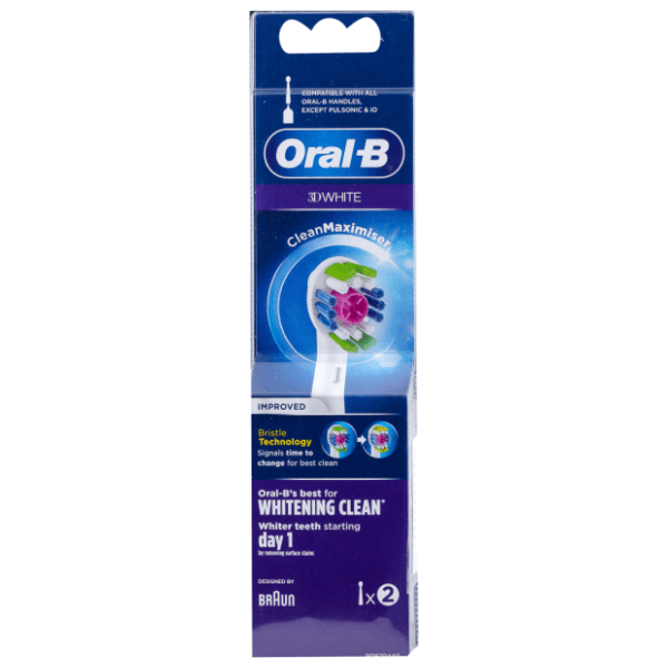 ORAL B 3D white nastavci za električnu četkicu 2kom