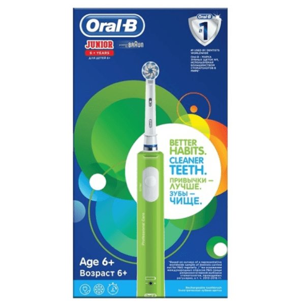 ORAL B Junior green 6+ godina električna četkica za zube 1kom