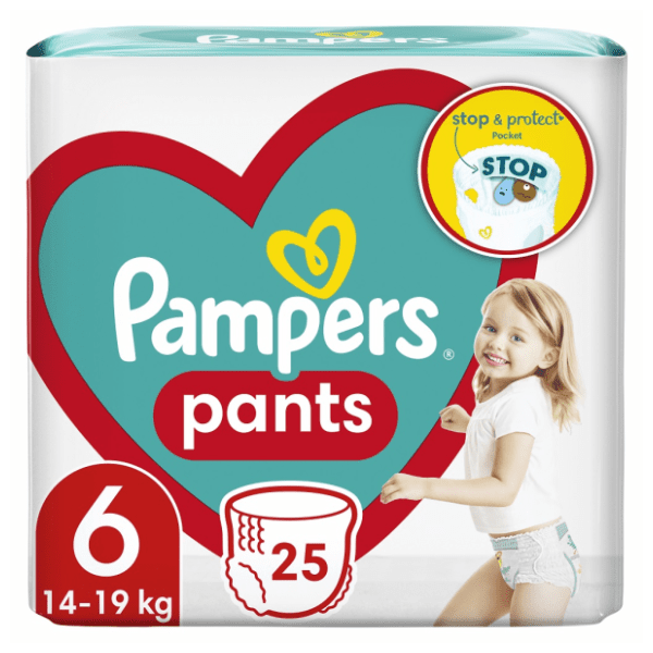 PAMPERS pelene pants VP 6 25kom