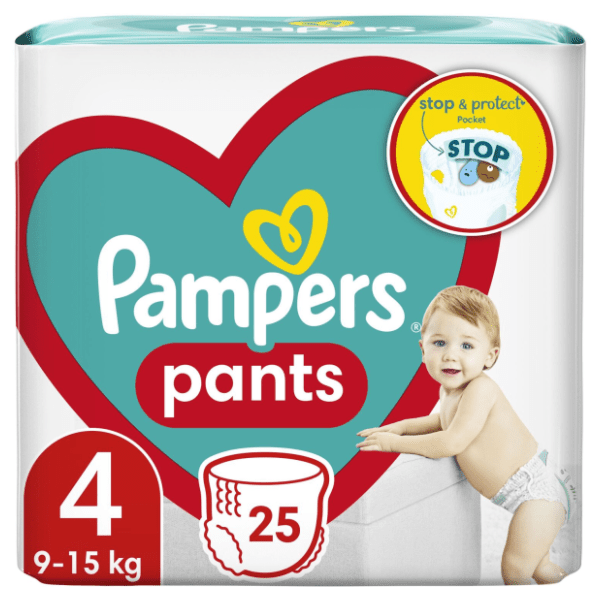 PAMPERS pelene pants 4 25kom