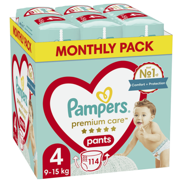 PAMPERS pelene premium care pants 4 114kom