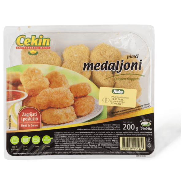 Panirani pileći medaljoni CEKIN 200g