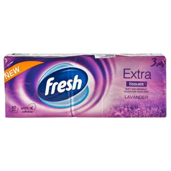 Papirne maramice FRESH extra lavanda 3sloja 10kom