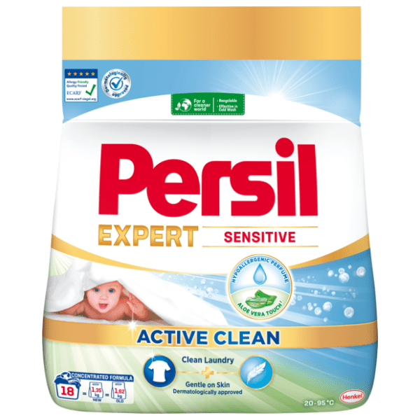 PERSIL Power expert sensitive deterdžent 18 pranja (990g)