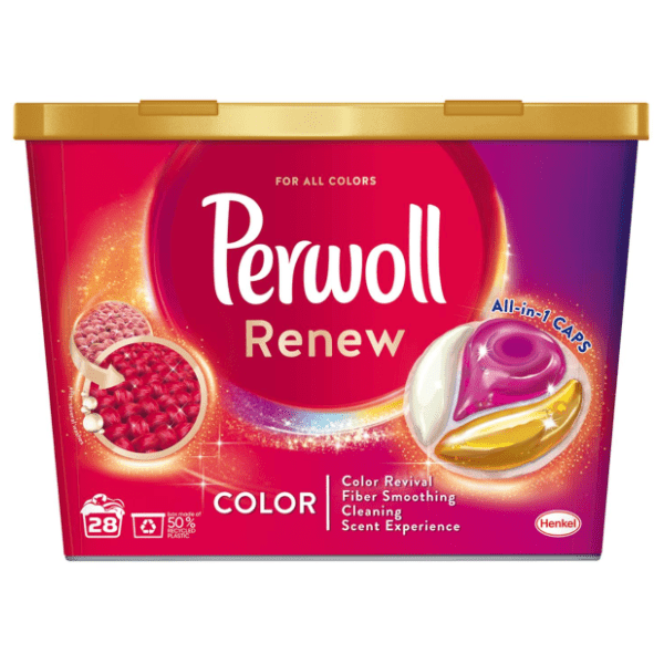PERWOLL Renew color kapsule za veš 28kom