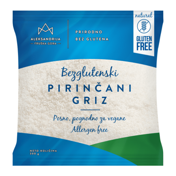 Griz ALEKSANDRIJA pirinčani bez glutena 300g