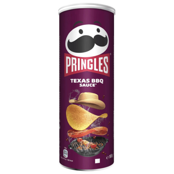 PRINGLES čips texas barbecue sauce 165g