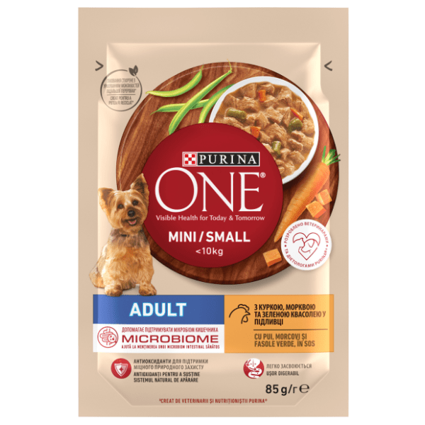 PURINA One hrana za male pse piletina 85g