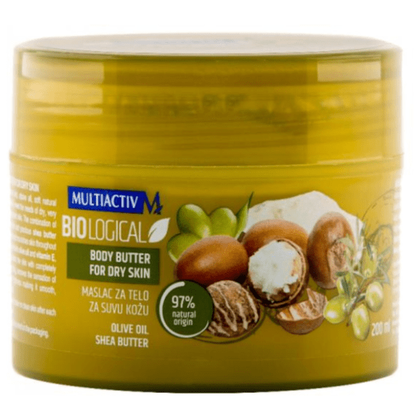 Puter za telo MUTLIACTIV biological 200ml