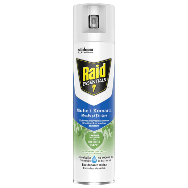 RAID sprej protiv muva i komaraca 400ml