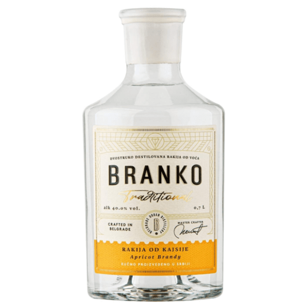 Rakija BRANKO traditional kajsija 0,7l