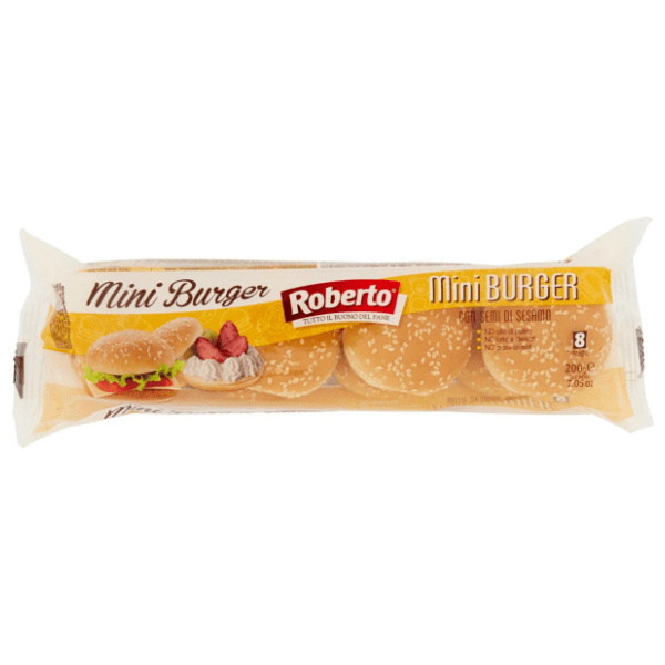 ROBERTO mini burger zemičke susam 200g