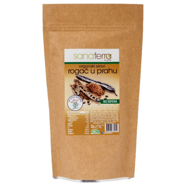 SANATERRA organski rogač u prahu 175g