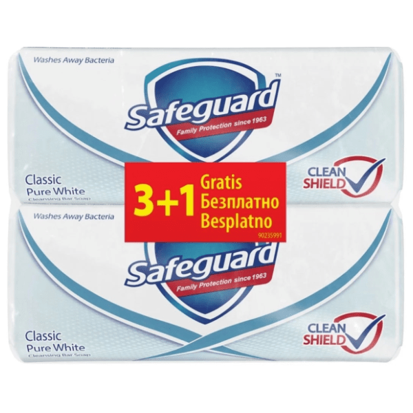 SAFEGUARD classic sapun 90g 3+1 gratis