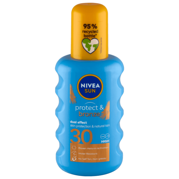 Sprej za zaštitu od sunca NIVEA protect&bronze SPF 30 200ml