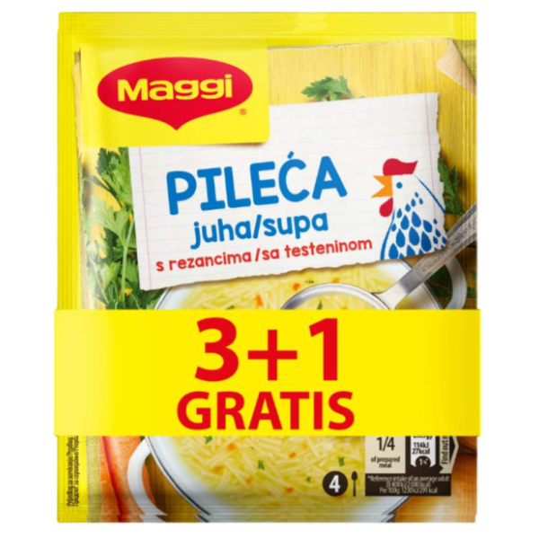Supa MAGGI pileća 40g 3+1 gratis