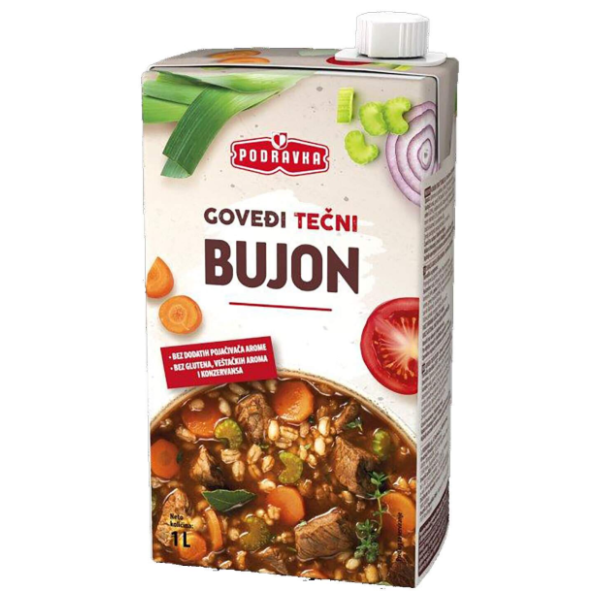Tečni bujon PODRAVKA goveđi 1l
