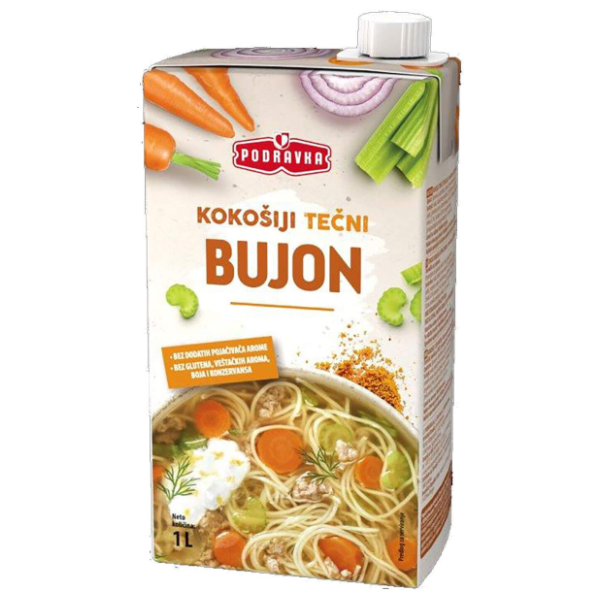 Tečni bujon PODRAVKA kokošiji 1l