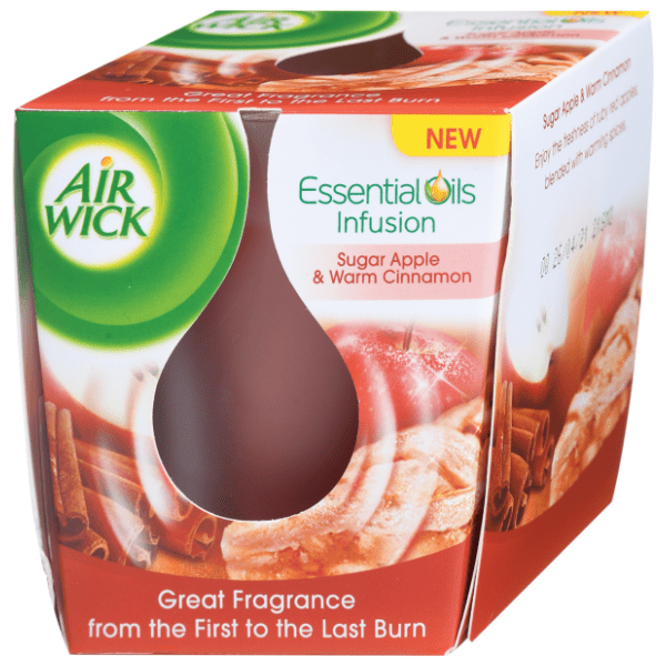 Sveća AIR WICK jabuka cimet 105g