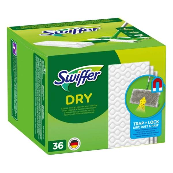 SWIFFER maramice za suvo čišćenje podova 36kom