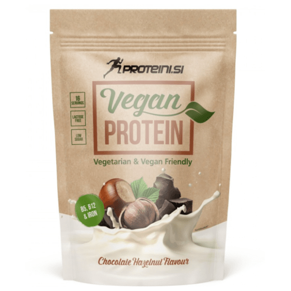 PROTEINI.SI vegan protein čokolada lešnik 500g