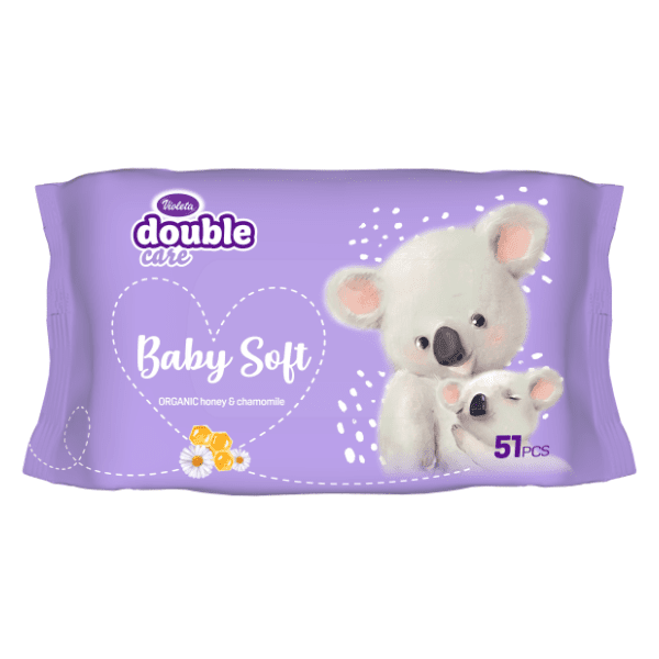 Vlažne maramice VIOLETA baby soft 51kom