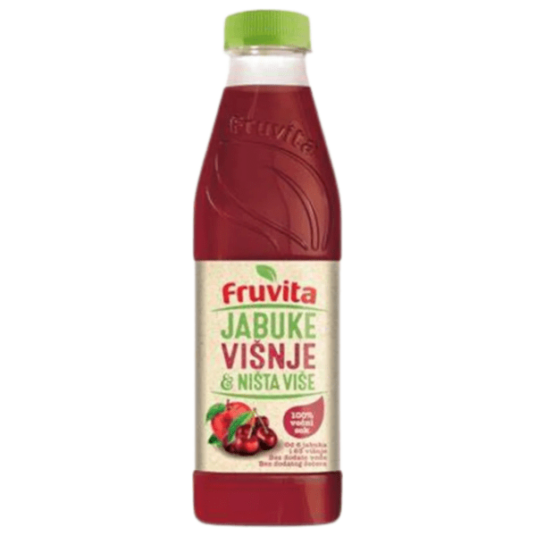 Voćni sok FRUVITA jabuke višnje i ništa više 330ml