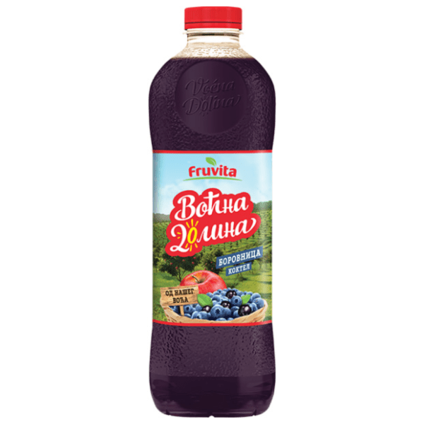 Voćni sok FRUVITA Voćna dolina borovnica koktel 1,5l