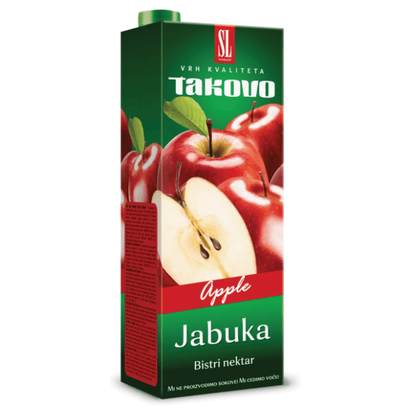 Voćni sok TAKOVO bistra jabuka 1,5l