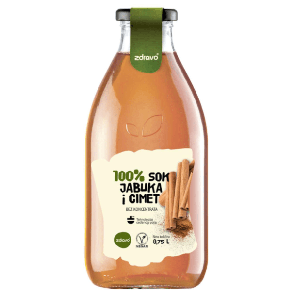 Voćni sok ZDRAVO jabuka cimet 750ml