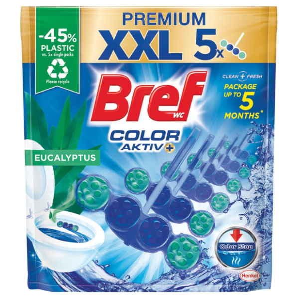 WC osveživač BREF eucalyptus XXL 5x50g