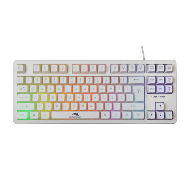 WHITE SHARK tastatura Baracuda BGK 01114 White