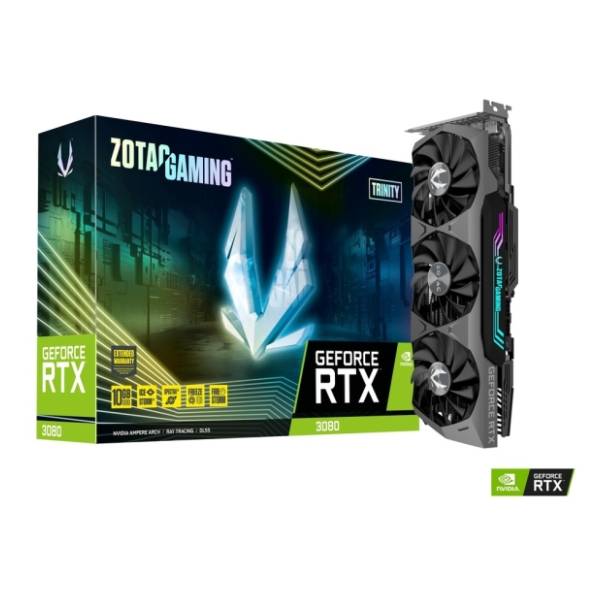 ZOTAC nVidia GeForce RTX 3080 GAMING Trinity LHR 10GB GDDR6X 320-bit grafička kartica