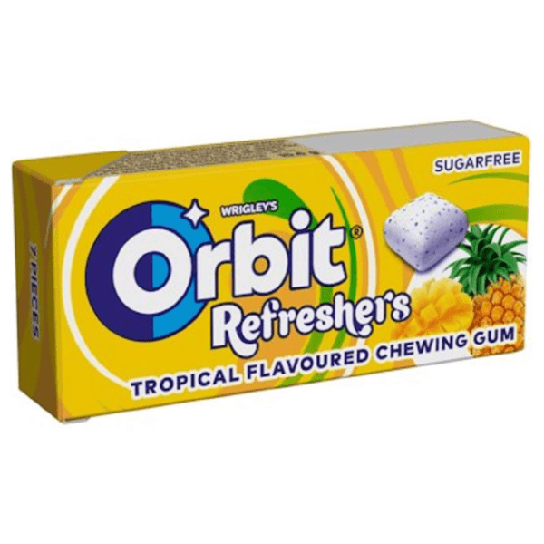 Žvake ORBIT refreshers tropical 15,6g