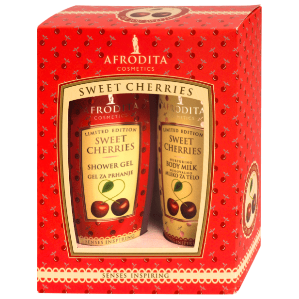 AFRODITA set Sweet Cherries (gel i mleko)