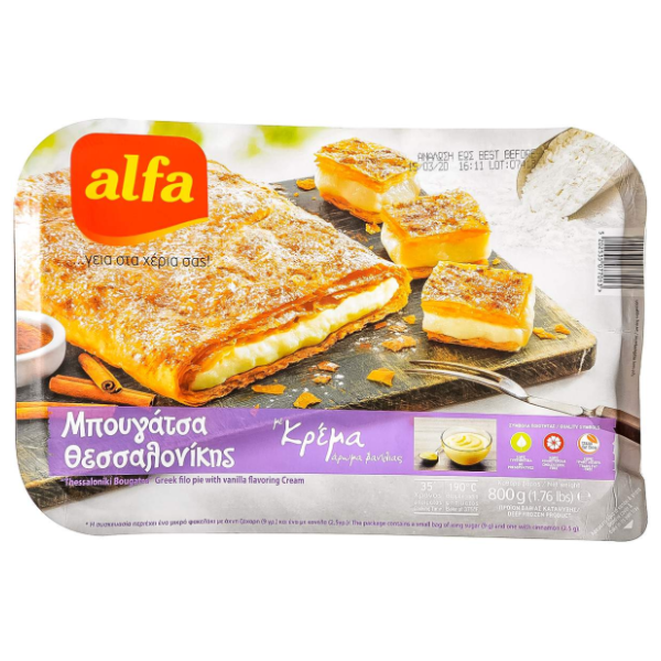 ALFA pita bugača sa vanila kremom 800g