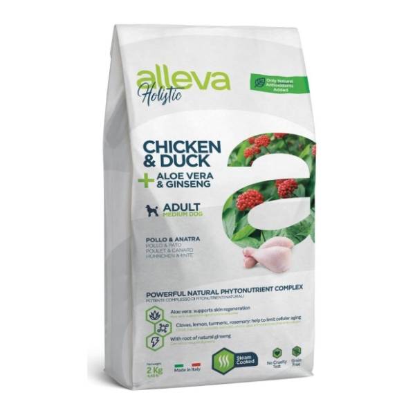 ALLEVA Holistic piletina i pačetina hrana za pse 2kg