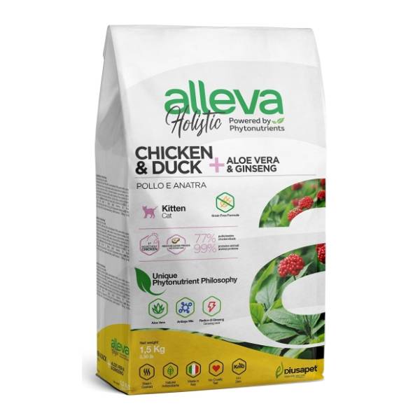 ALLEVA Holistic piletina i pačetina 1,5kg
